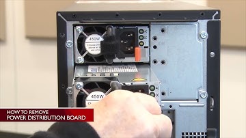 Lenovo ThinkServer TS460 removing a PDB