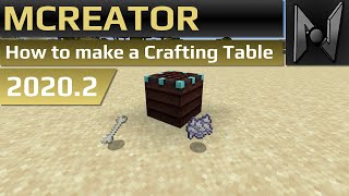 MCreator Tutorial: How to make a crafting table | 2020.2