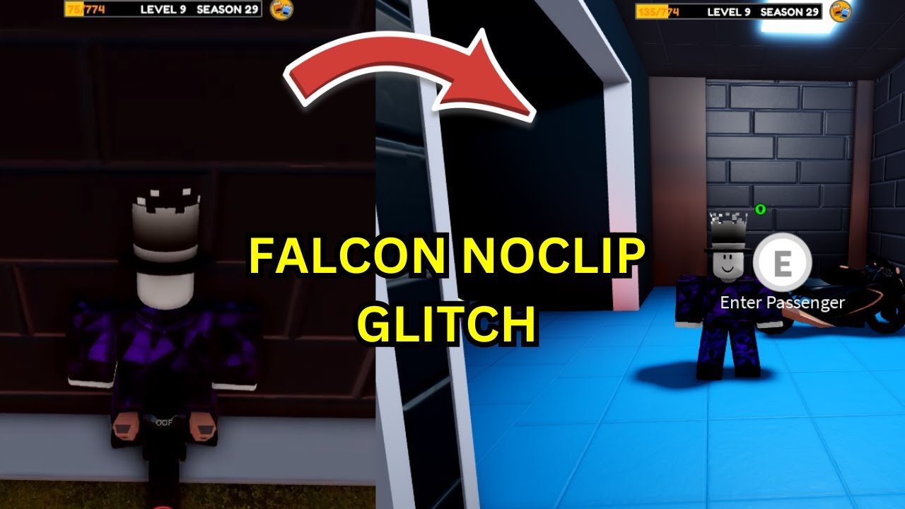 Roblox Jailbreak Noclip Glitch using Falcon