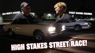 Billy's Foxbody vs The Old Man's Malibu on the STREET! screenshot 3