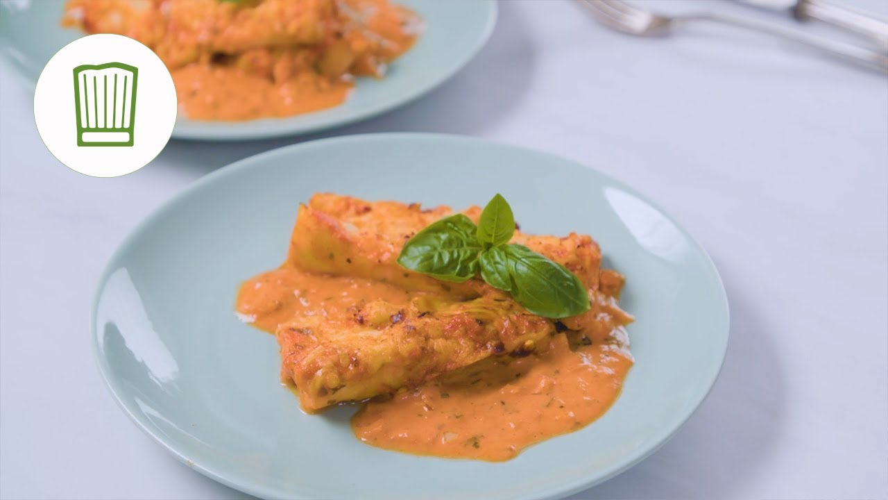 Fischauflauf einmal anders - mit Tomaten-Sahnesauce | Chefkoch - YouTube