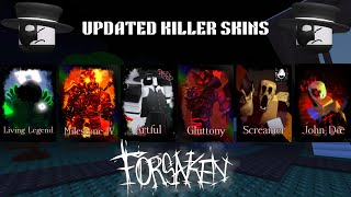 Server Wiping With EVERY UPDATED KILLER SKIN IN THE 1x1x1x1 REWORK UPDATE (Forsaken)
