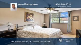 For Sale 2861 Somerset Dr. #415 Lauderdale Lakes, FL 33311