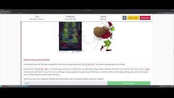 Advent of Cyber 3(2021) | [Day 11] Networking Where are the reindeers | Obscure