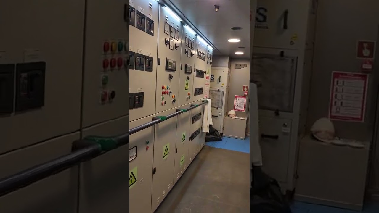 New ship chemical tanker engine room electrical installations by @Marsis elektromekanik