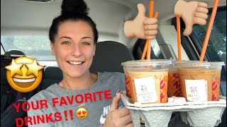 5 MOST POPULAR DUNKIN DONUTS COFFEE REVIEW‼️‼️