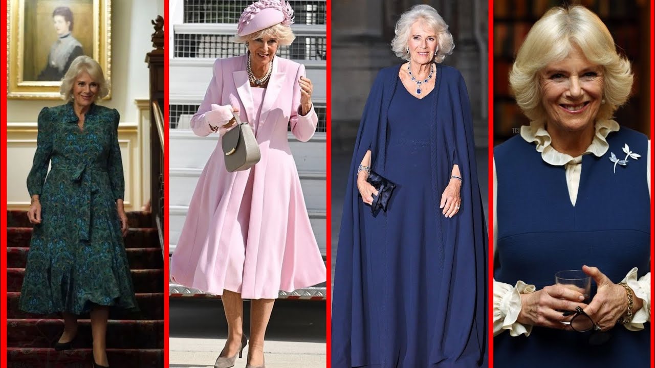 2024 British Queen Camilla Dresses Style - YouTube