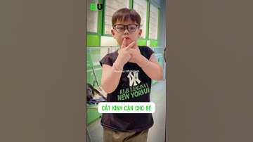 CẮT KÍNH CẬN CHO BÉ |#shorts