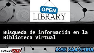 Tutorial de la Biblioteca Digital Open Library