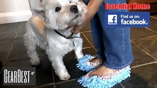 New Super Mopping Slippers For Fast And Easy Polishing & Dusting Gearbest
