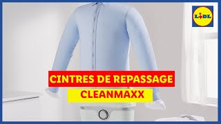 CLEANmaxx Fer à Repasser Automatique pour Chemises avec Fonction Vapeur, Sèche et Lisse Les Chemises et Chemisiers et remplace Le Fer à Repasser