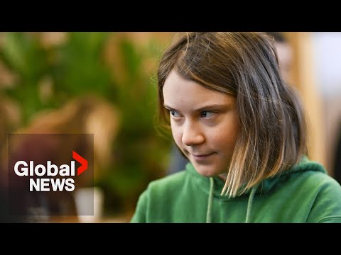 Greta thunberg says energy firms throwing people "under the bus" for their own gain