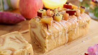 4/7えりちゃん様りんご2本さつまいもケーキ さつまいもとりんごのパウンドケーキの作り方・レシピ Pound Cake of
