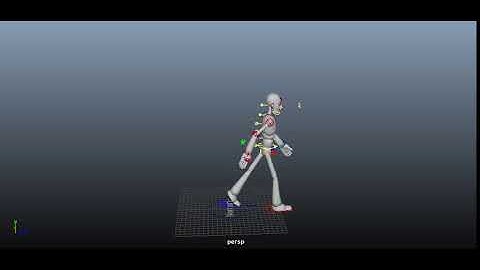 playblast of walking animation