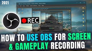 How to USE OBS Studio to Record Screen | How to Record Gameplay on PC | Record PC Screen OBS - 2022