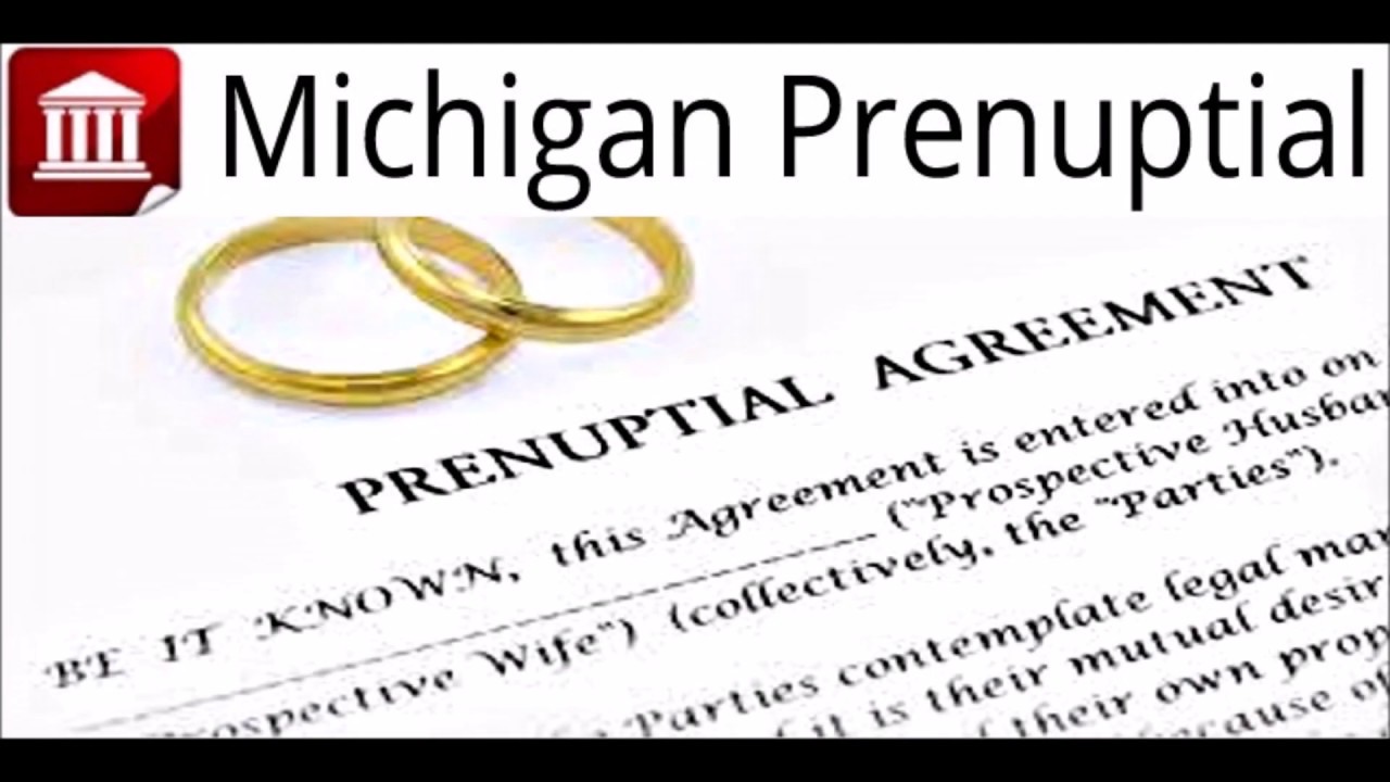 Michigan Prenuptial Agreement YouTube