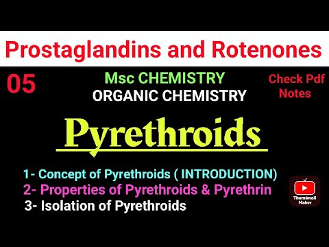 Pyrethroids- Concept + Properties + isolation #mscchemistrynotes ...