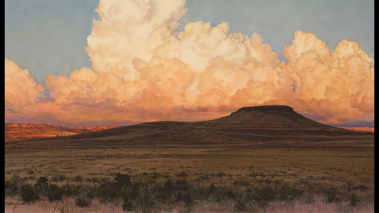 Rance Jones Watercolor Paintings - West of West Texas - YouTube