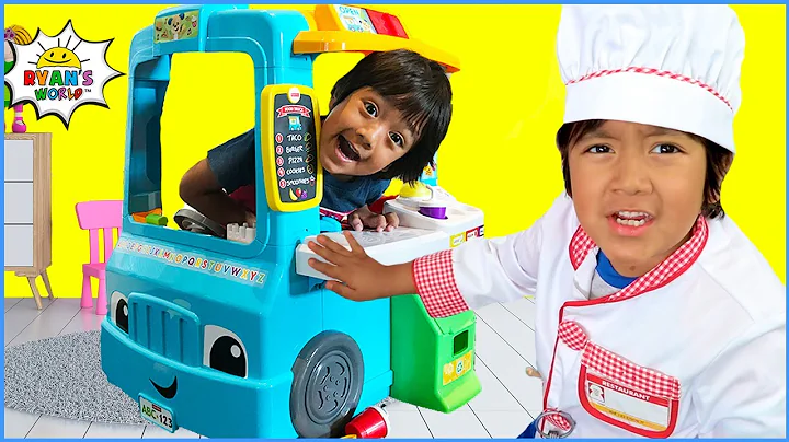 Ryan's Food Truck Play kitchen serving Pretend Pla...