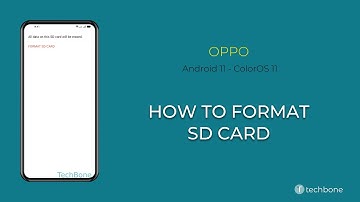 How to Format SD card - Oppo [Android 11 - ColorOS 11]
