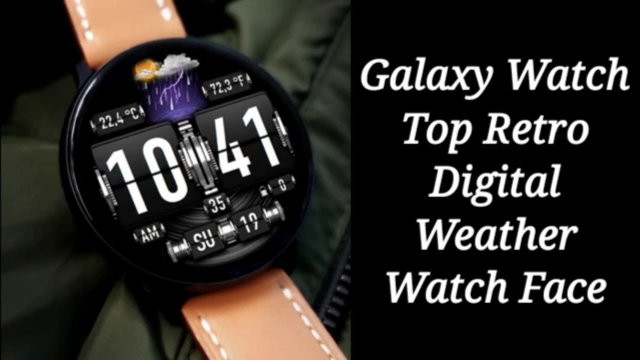 Samsung Galaxy Watch 3 Galaxy Watch Active 2 Minimal Digital Watch Face Youtube
