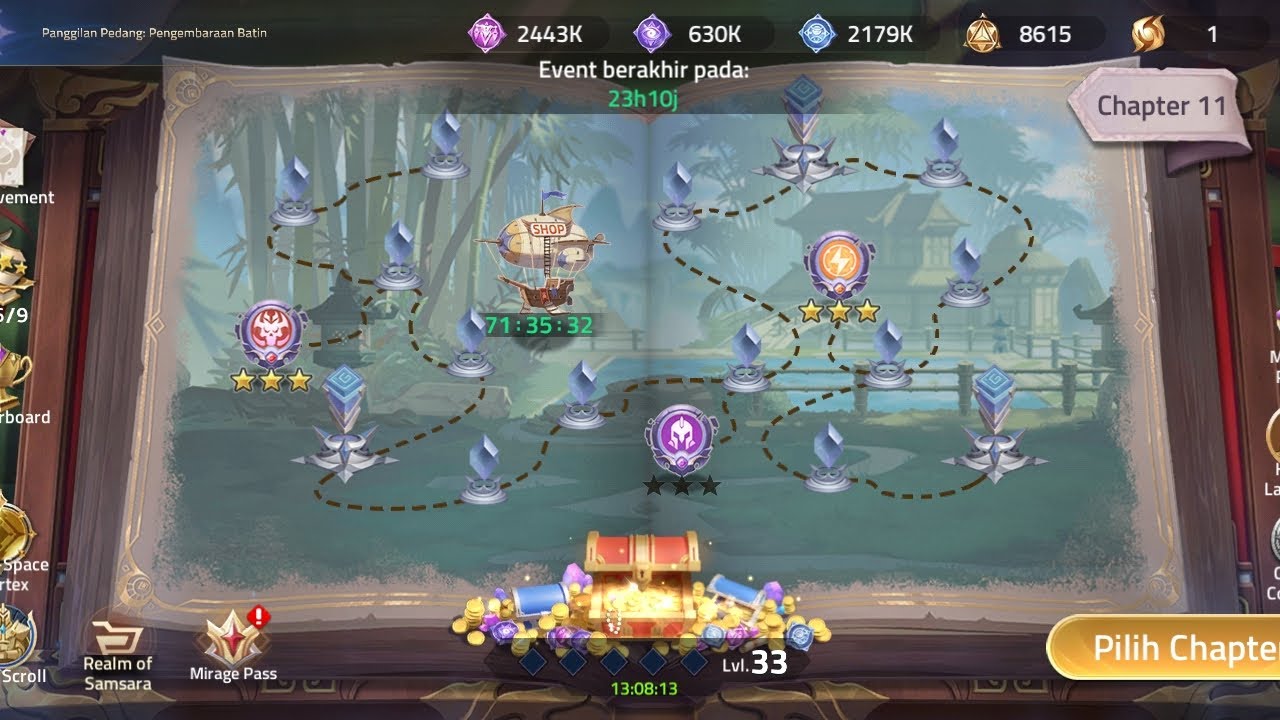 Tinted Mirage "Panggilan Pedang: Pengembaraan Batin" Chapter 11. ML Adventure Indonesia