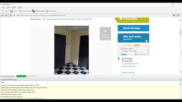 Scraping Olx.com.ng for Phone numbers using Webharvy