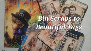 No Waste Wednesday - Bin Scraps to Beautiful Tags