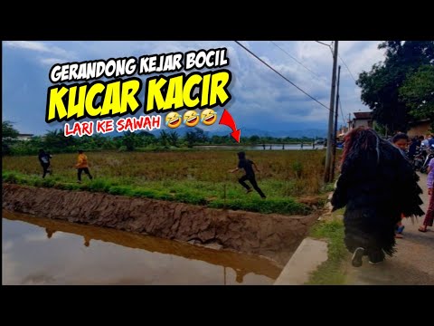 GERANDONG KEJAR BOCIL FF KABUR KE SAWAH❗❗KUDA LUMPING MEDAL PUSAKA 💥 LEMBUR KURING