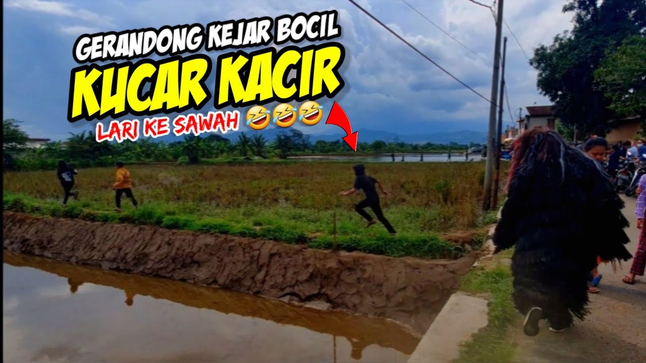 GERANDONG KEJAR BOCIL FF KABUR KE SAWAH❗❗KUDA LUMPING MEDAL PUSAKA 💥 LEMBUR KURING