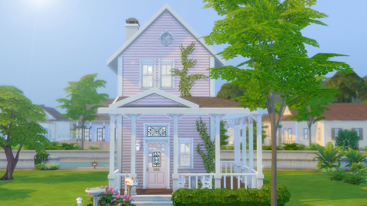 Two Story Tiny House In The Sims 4