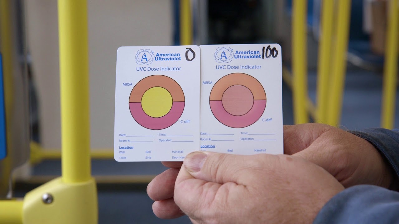 Disinfecting with UV light