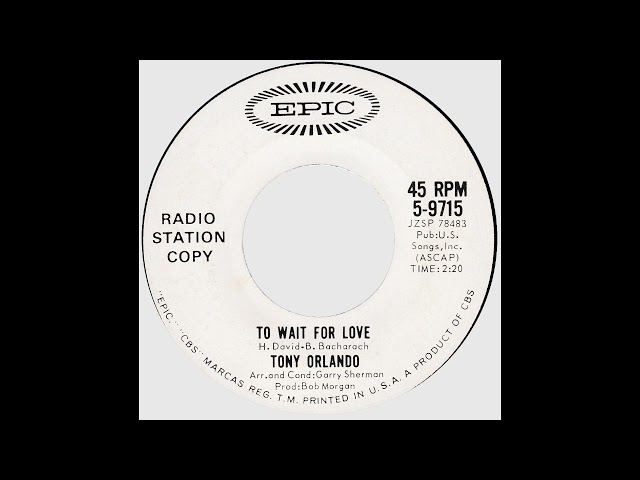 Tony Orlando & Dawn - To Wait For Love