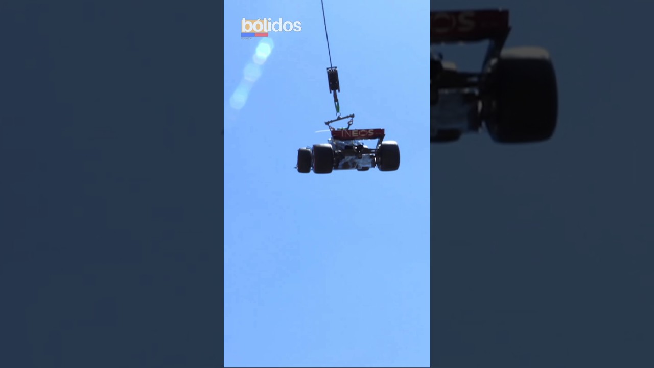 El W14 de Mercedes volando por Mónaco 🚀🏎️