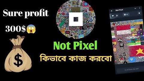 Not Pixel Airdrop Launched By Telegram || Not Pixel Telegram How To Play || কিভাবে কাজ করবো
