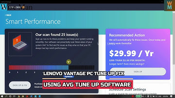 LENOVO VANTAGE PC TUNE UP FIXED USING AVG TUNE UP SOFTWARE