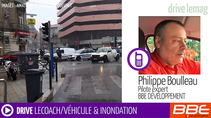 LECOACH Votre véhicule est inondé que faire ?