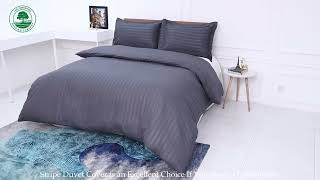 Stripe Duvet Cover Set UK 🛏 | Modern Bedding with Timeless Style