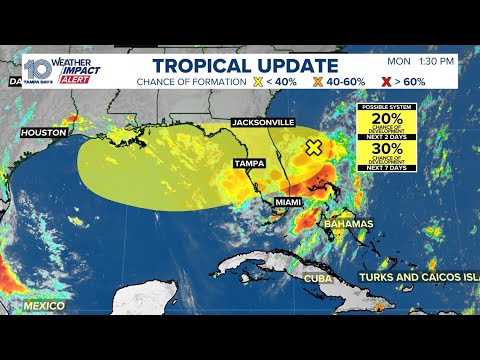 Tracking heavy rain moving through the Tampa Bay area - YouTube