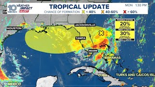 Tracking heavy rain moving through the Tampa Bay area