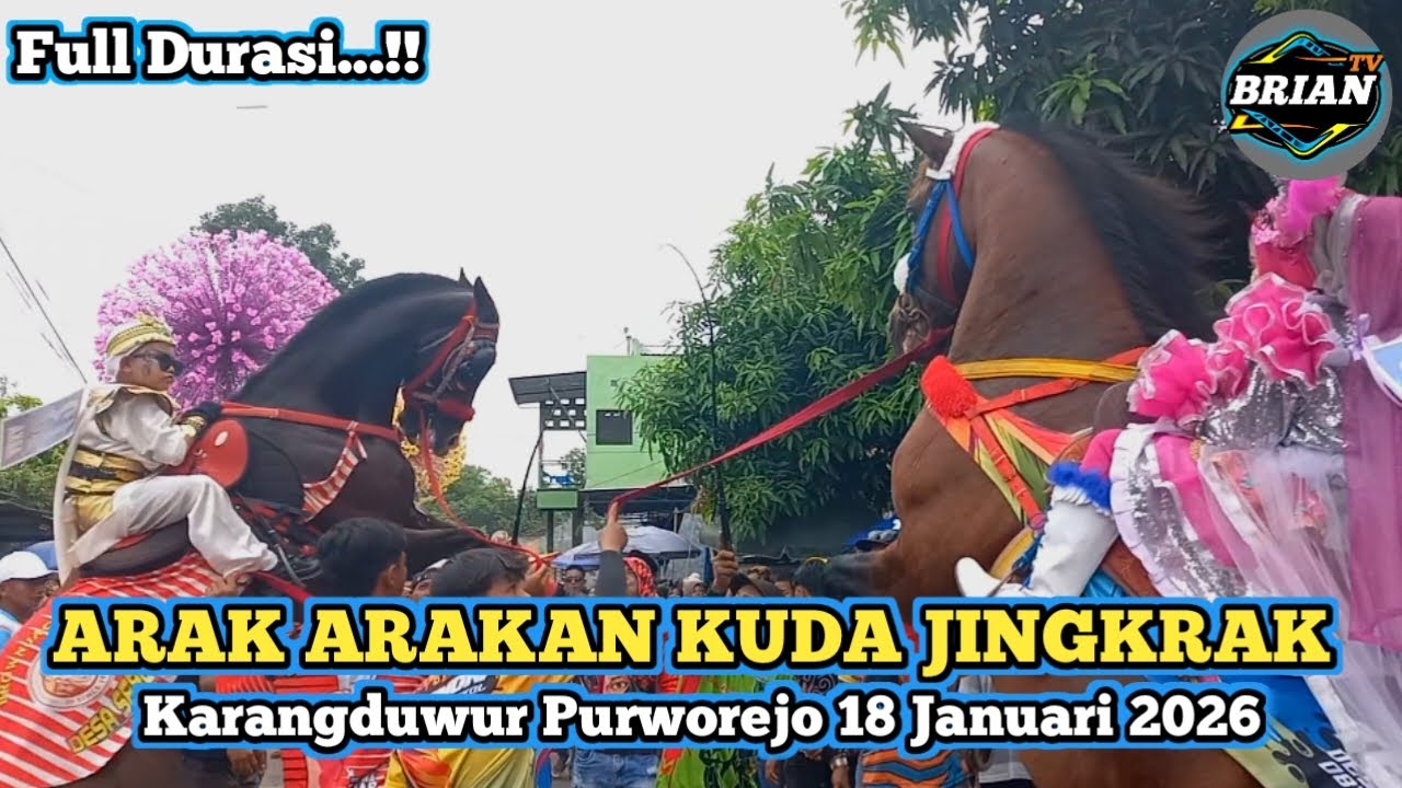 Pawai Kuda Jingkrak Desa Karangduwur Purworejo 18 Januari 2026