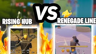 Battlefield Heroes (Rising Hub) VS Renegade Line - Gameplay Comparison