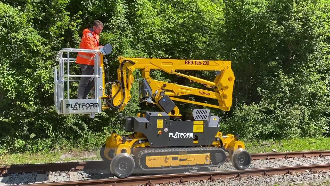 Zweiwege-Arbeitsbühne mit Raupenarbeitsbühne RR9-Tab-200