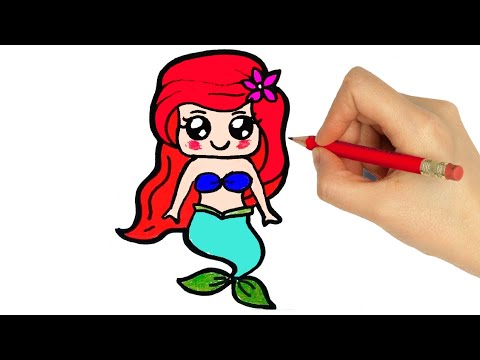 Vídeo: Como Aprender A Desenhar Uma Sereia