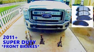 Howto: front brake job (easy step by step) 2011 & up SUPER DUTY