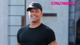 Ricky Martin Is "Livin' La Vida Loca" While Shopping At Maxfield With His Boyfriend 10.14.16