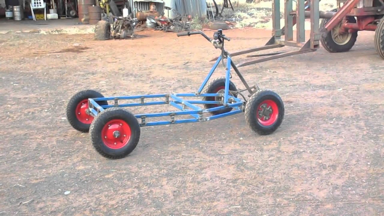 John Deere Tractor Racing Billy Cart Chassis Build YouTube
