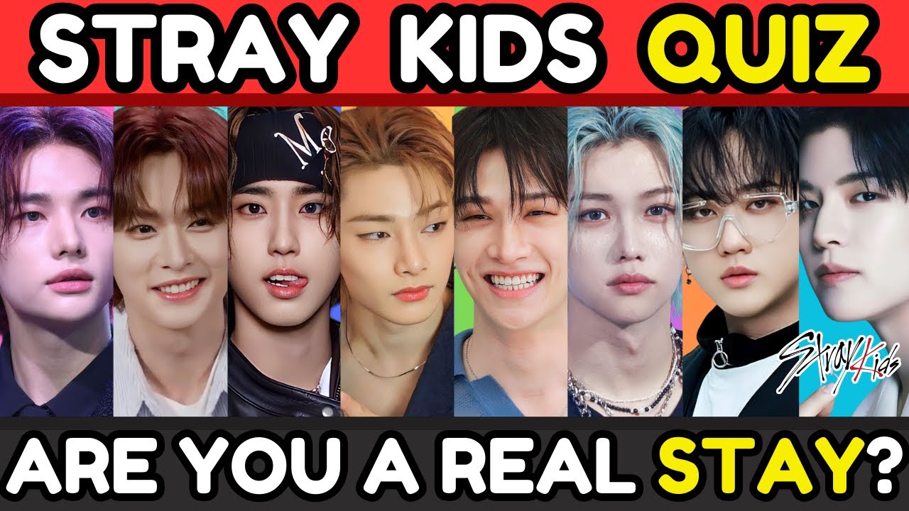 НОВЫЙ ВИКТОРИНА STRAY KIDS: Ты настоящий STAY? ❤️🖤 ИГРА K-POP