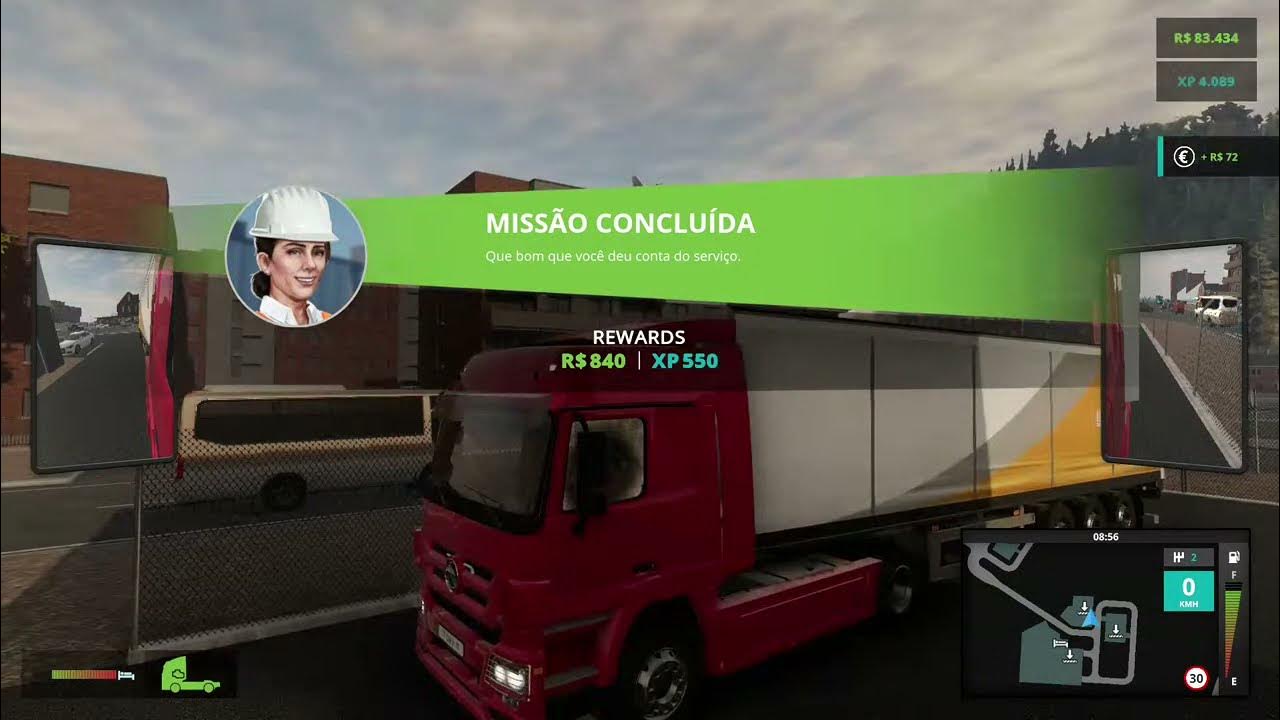 Jogo PS4 De Motorista De Caminhão Para