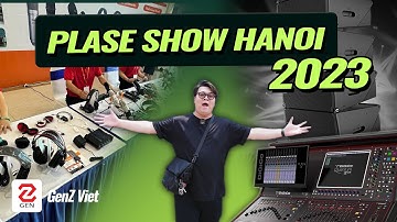 Khám phá PLASE SHOW HANOI 2023: rất nhiều thiết bị độc lạ (súng ánh sáng, TV cường lực...) GenZ Viet